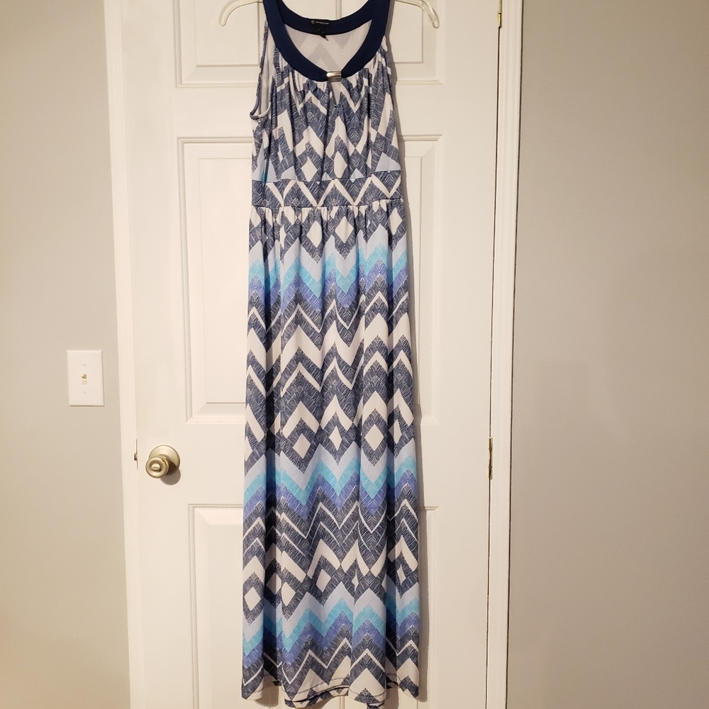 Maxi Chevron Dress